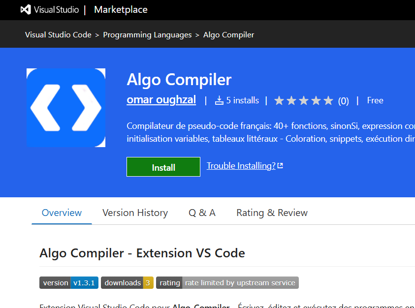 Algo Compiler Marketplace